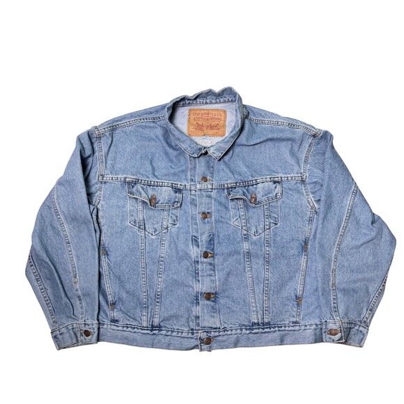 Levi's Other - Vintage Levi's Type III Trucker Jacket 80s 90s Big Logo Patch Mens XL 70598-0711